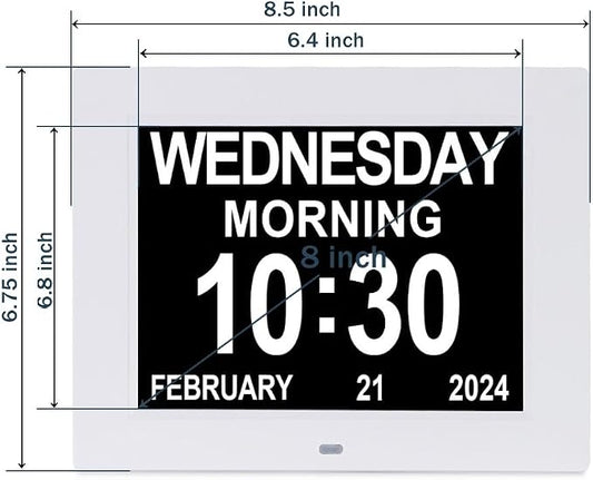 SSINI Dementia Clock Large Digital Calendar - Image 2