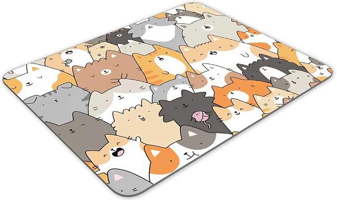 Gaming Mouse Pad,Cartoon Animal Portraits Rectangle Mouse Pad Size - Image 2