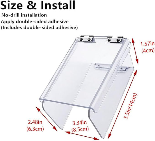 Weatherproof Flip-Cover for Smart Door Locks & Keypads - Image 2