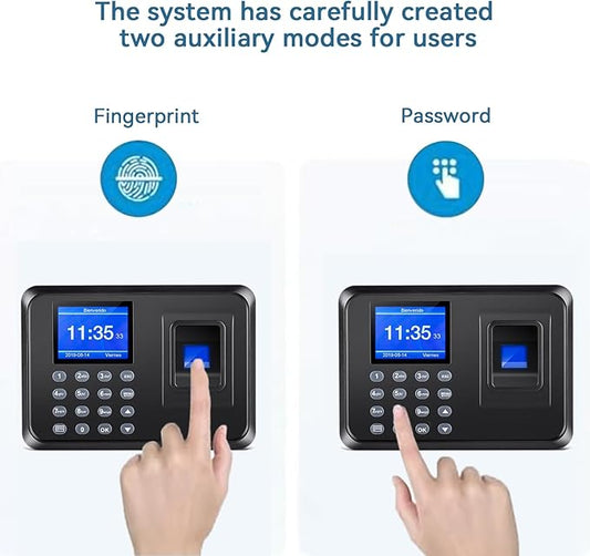 Time Clocks for Employees Small Business, Time Clock, Attendance Machine with - Image 2