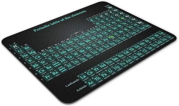 Gaming Mouse Pad,Periodic Table of The Elements Rectangle Mouse Pad Size - Image 2
