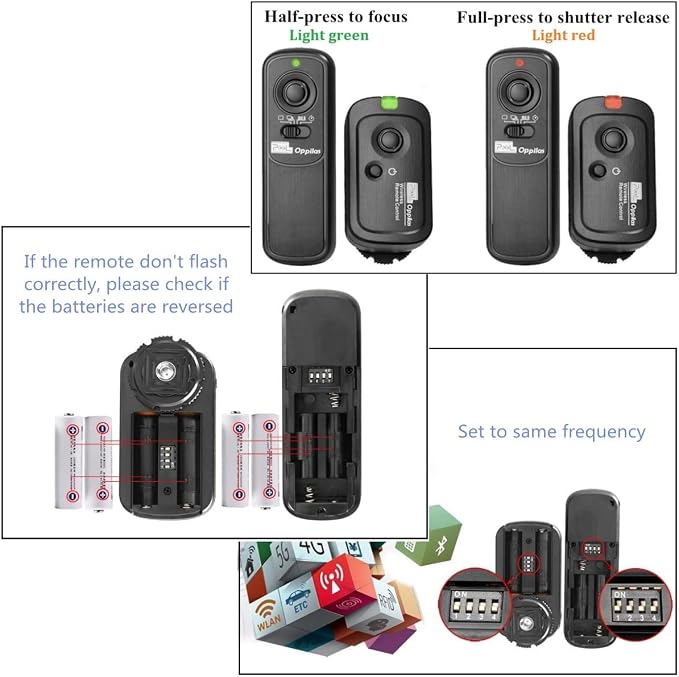 Pixel RW221-DC0 Camera Remote Shutter Release Wireless Radio Control Compatible - Image 6