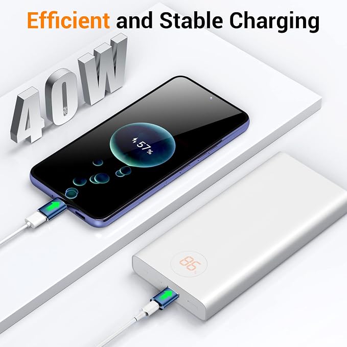 USB to USB C Adapter, USB C Male to USB 3.0 Female - Image 7