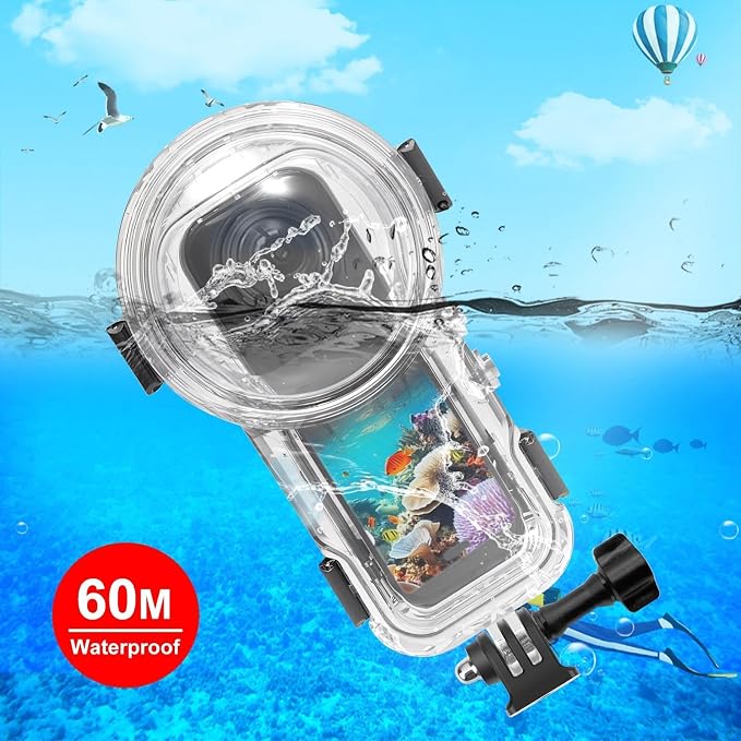 PULUZ Invisible Dive Case for Insta360 X5, Waterproof Case Diving Housing Cover - Image 9