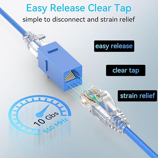 Sokqovt Cat6a Patch Cables Slim 15ft, Flexible Ethernet Cable 10G 550MHZ - Image 6