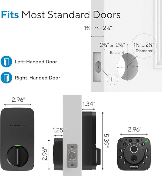 ULTRALOQ Bolt Fingerprint Smart Lock - Image 2