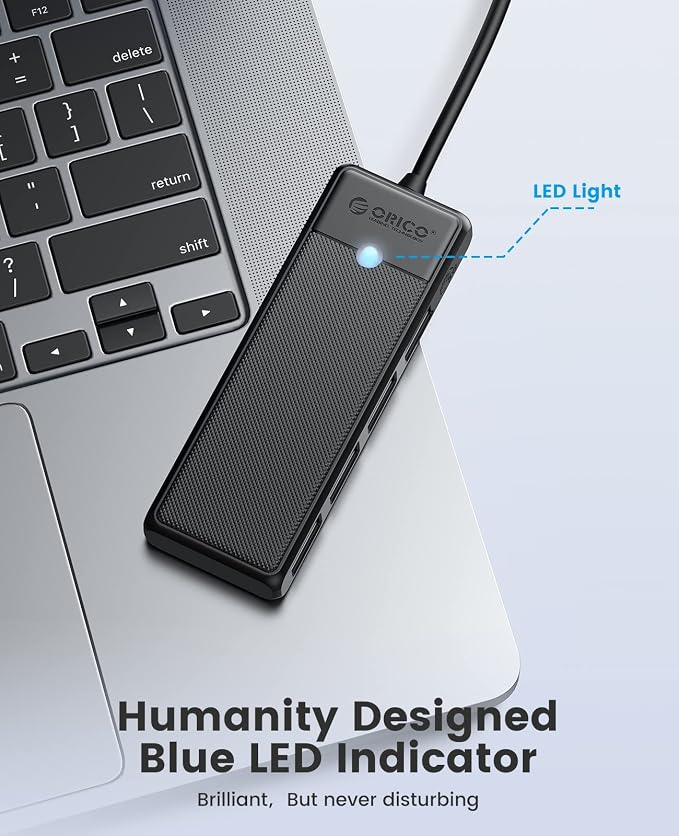 ORICO USB 3.0 Hub, 4-Port USB Hub, Ultra Slim USB Splitter - Image 7