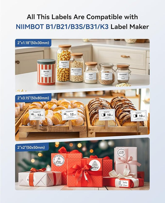 NIIMBOT B1 Label Maker Machine, Thermal Label Printer Easy to Use - Image 2