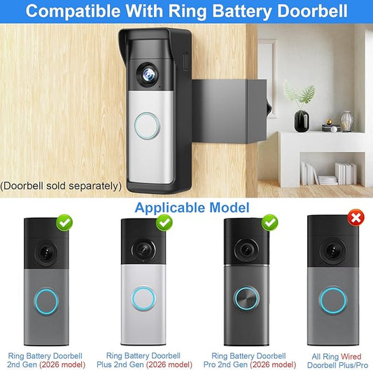 Anti-Theft Doorbell Mount Compatible - Image 2