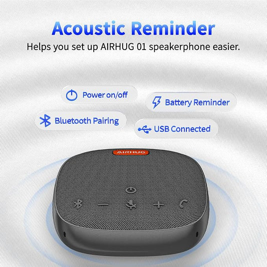 AIRHUG Conference Speaker and Microphone, Advanced Noise Reduction, USB-C Plug - Image 2