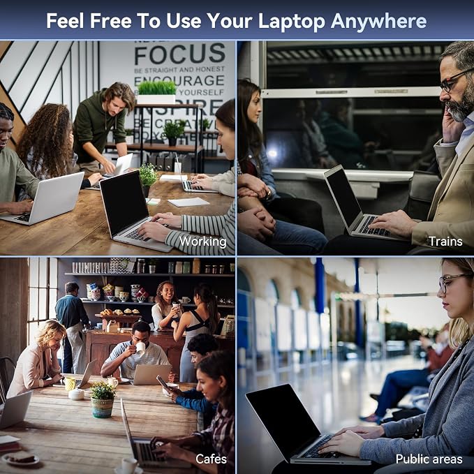 Laptop Privacy Screen 15.6 Inch Compatible - Image 7