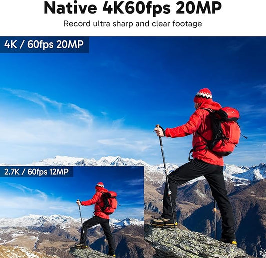 AKASO V50 Elite 4K60fps Touch Screen WiFi Action Camera Voice Control EIS 131 - Image 2