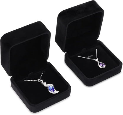 2Pcs Classic Velvet Necklace Box - Image 2