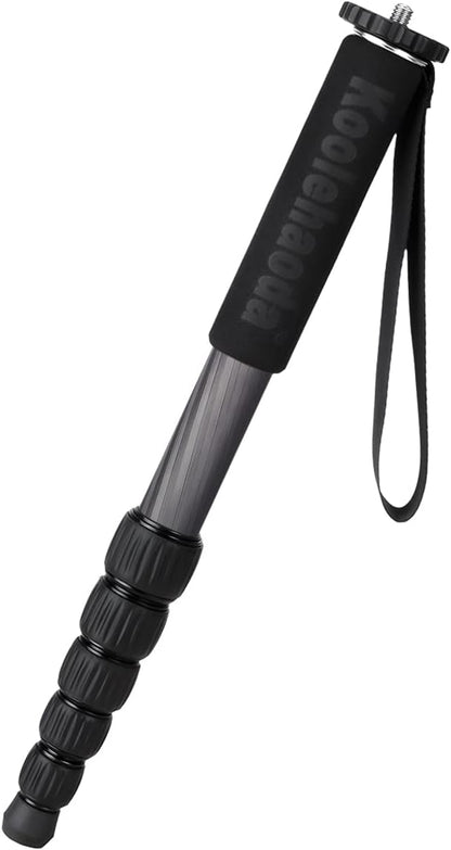 Koolehaoda MP286C Carbon Fiber Camera Monopod, 6-Section Portable | by Koolehaoda