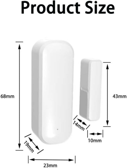WiFi Door Sensor, Smart Door Open/Closed Detectors, 2.4G WiFi Door Sensor - Image 4