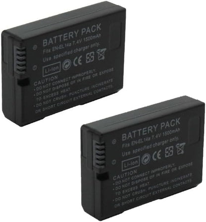 EN-EL14 Camera Battery Multifunctional Charger Set Compatible - Image 5