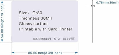 Contactless 125kHz RFID Proximity Cards Smart ID Card 0.8mm Thick - Image 2
