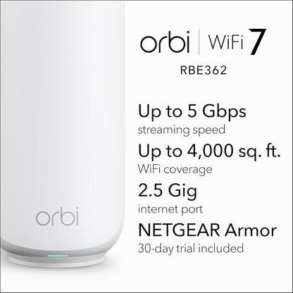 NETGEAR Orbi 360 Series Dual-Band WiFi 7 Mesh Network System - Image 2