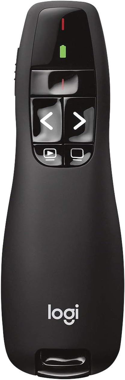 Logitech Wireless Presenter R400, Presentation Wireless Presenter by Amazon+Renewed