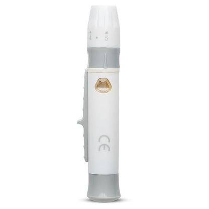 One Step Lancing Device Pen, 5 Depth Settings, Less Pain Design, Blood Sampling by OneStep%C2%AE