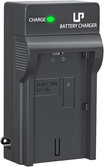 LP LP-E6 LP E6N Battery Charger, Charger Compatible by LP