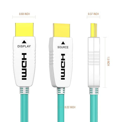 RUIPRO 8K Fiber Optic HDMI Cable 65 Feet 48Gbps 8K60Hz 4K120Hz Dynamic HDR eARC - Image 7