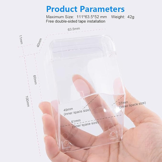PC Waterproof Doorbell Cover, Transparent Rainproof Wireless Doorbell - Image 2