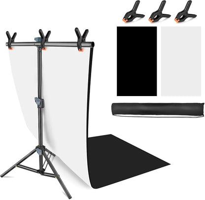 Product Photography Photo Backdrops Stand Kit, Photo Background, 26.8x50in by JEBUTU
