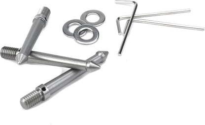3 Pcs 3/8 Inch Stainless Steel Camera Accessories Tripod Ground Spike Mount - Image 4
