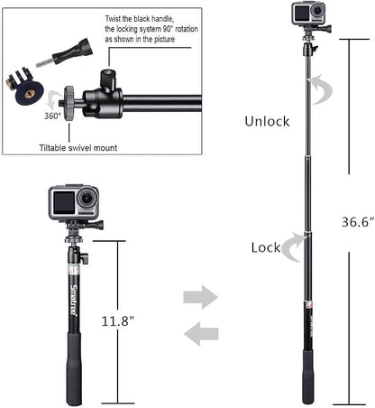 Smatree Telescoping Selfie Stick - Image 3