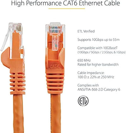 StarTech 1ft CAT6 Ethernet Cable - Image 2