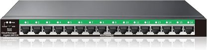 STEAMEMO 16-Port Gigabit Managed Switch | Web Smart Ethernet Switch by STEAMEMO