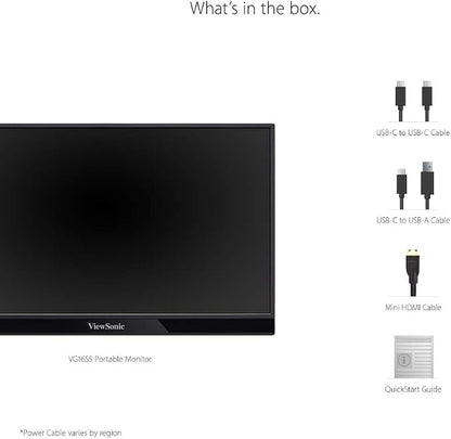 ViewSonic VG1655 15.6 Inch 1080p Portable Monitor - Image 2