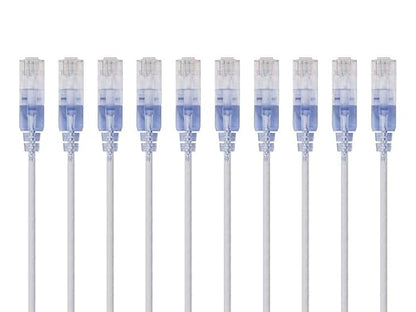 Monoprice - 133267 SlimRun Cat6A Ethernet Patch Cable - Snagless RJ45 UTP Pure - Image 5