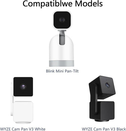 Wall Mount Compatible with WYZE Cam Pan V3/V4/V2 Blink Mini Pan-Tilt Cam - Image 5