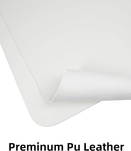 Large Desk Mat, Large Mouse Pad, Office Desk Mat, Non-Slip PU Leather Desk - Image 2