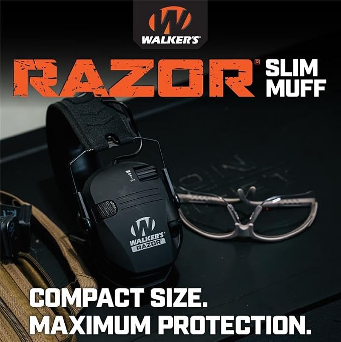 Walker's Razor Slim Ultra Low Profile Compact Design Adjustable Range Shooting - Image 10