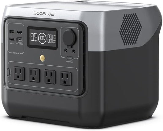 EF ECOFLOW Portable Power Station RIVER 2 Pro, 768Wh LiFePO4 Battery, 70 Min by EFECOFLOW