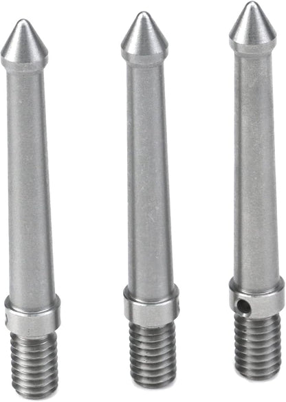 3 Pcs 3/8 Inch Stainless Steel Camera Accessories Tripod Ground Spike Mount - Image 3