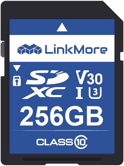 LinkMore 256GB Full-Size SD Card, SDXC Compatible by LinkMore