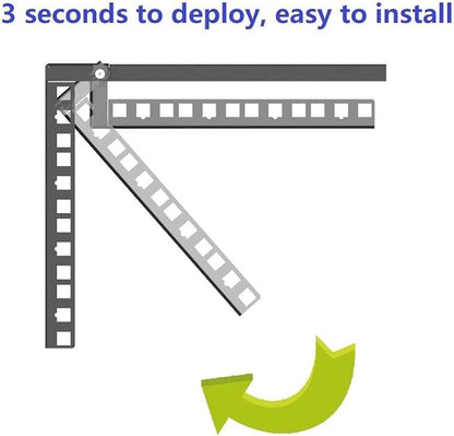 JINGCHENGMEI 3U Vertical Wall Mount Patch Panel Bracket -Steel Networking - Image 5