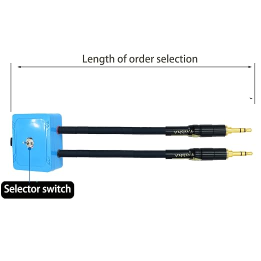 20ft Sound Channel swicher 1/8" aux Input 3.5mm Female to 2X 3.5 Output Switch - Image 5