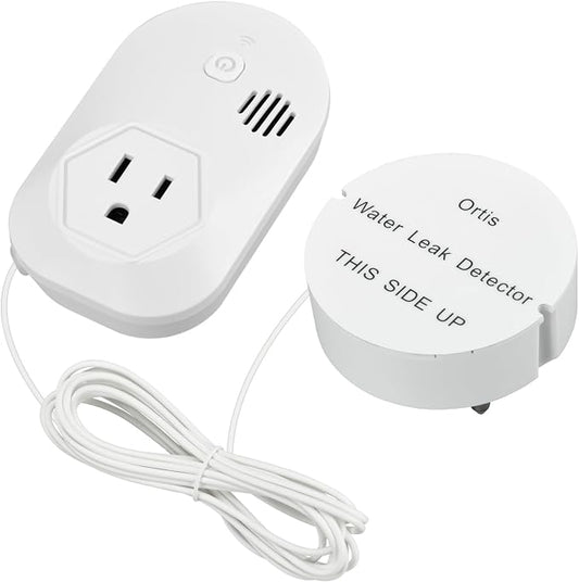 Ortis Water Alarm Leak Detector, 95 dB Loud Alarm, Prevent Serious Floods and by SafeEfficientToolSwitches