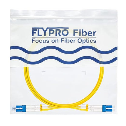 FLYPROFiber- 3M/10ft OS2 LC to LC Fiber Patch Cable, Length Options: 0.2m-300m - Image 6