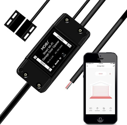 MOES WiFi Smart Garage Door Opener Controller, Smart Life/Tuya APP Remote by MOES