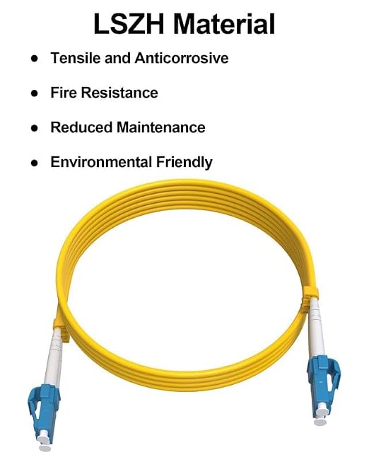 2M LC to LC Single Mode Fiber Patch Cable, 10 Pack OS2 LC to LC Fiber Patch - Image 8
