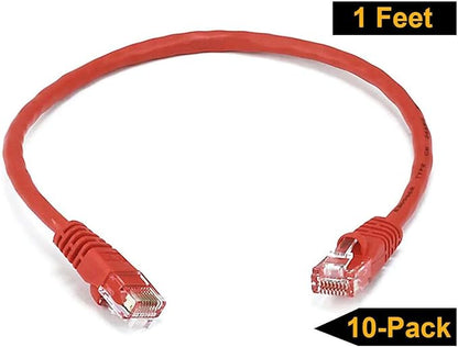 iMBAPrice 25'Cat5e Network Ethernet Patch Cable, 10 Pack - Image 2