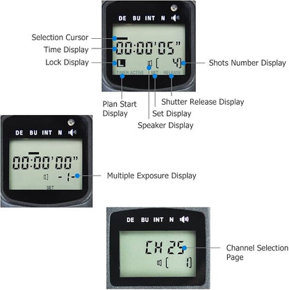 JJC Wireless Intervalometer Timer Remote Control Shutter Release - Image 4