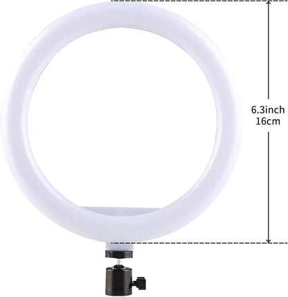 Selfie Ring Light with 3 Light Modes and 10 Brightness Levels USB Powered Mini - Image 2