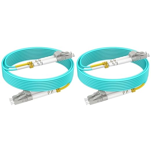 OM3 Fiber LC to LC Patch Cable Multimode 26ft/8m, MM Fiber Optic Patch Cable by RamboCables
